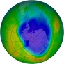 Antarctic Ozone 2010-10-21